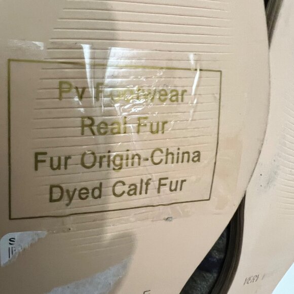 Very Volatile  Green & Black Atwood Calf Hair Slip On Slide Loafer Mules Size 7 - Picture 11 of 11